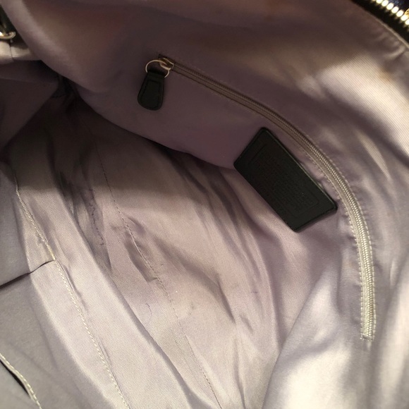 Coach large black hobo - Picture 4 of 6